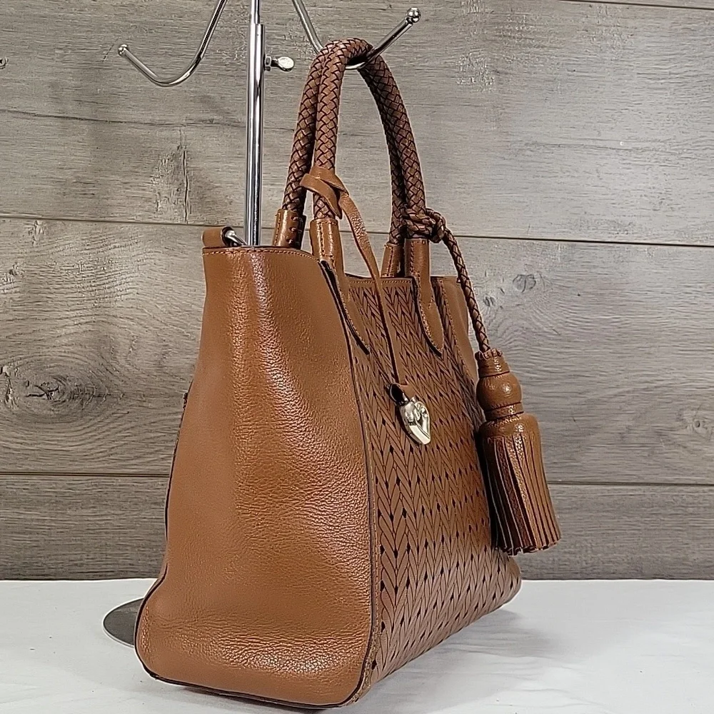 Brighton Ferrara Brown Leather Tote Bag